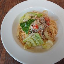 しらすと鎌倉野菜のパスタ