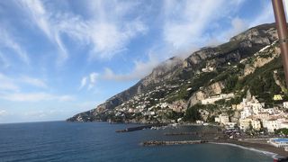 美しい海岸線をゆっくりと