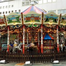 本場気分のメリーゴーランドがかわいかったです。