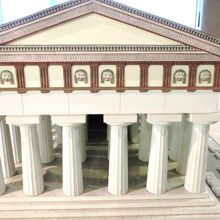 アポロ神殿模型