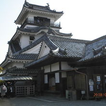 高知城　天守閣入口