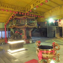 新吉荘北極殿の内部