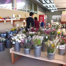 花売り場コーナー