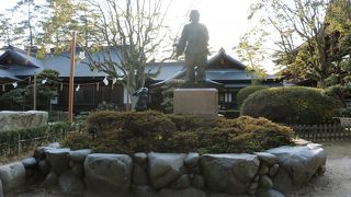 因幡の白ウサギを表した像