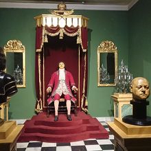 大帝没後に妻エカテリーナ一世が彫刻家に作らせた蝋人形