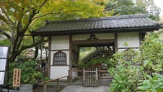 紅葉でも有名な明月院