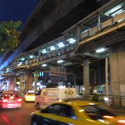 バンコク一の繁華街の駅