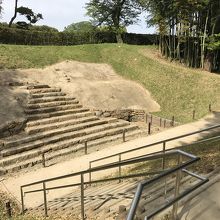 発掘された舟入跡