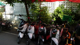 アユタヤ観光の足に最適