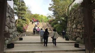 立派な石垣が至る所に