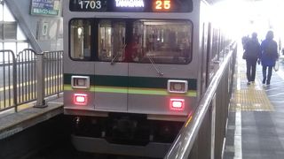 のんびりとした路線