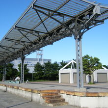 ボート・トレイン横浜港駅跡 
