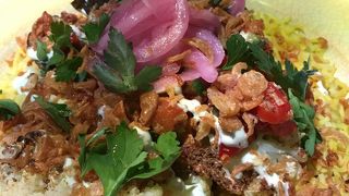 フードホールで夕食