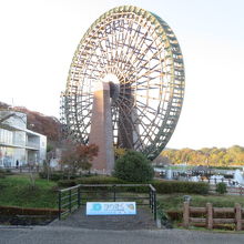 大水車がシンボル