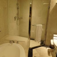 シャワールームとバスタブ