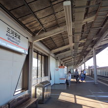 こだま号のみ停車の三河安城駅は空いてました