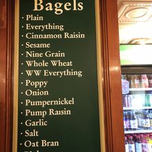ベーグルの種類