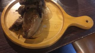 ロティサリーチキンを飲み放題で！