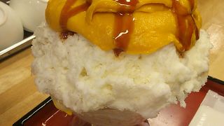 季節のかき氷が充実