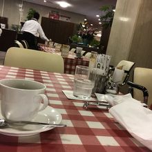 食後のコーヒー