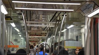 カタル－ニャ鉄道Monasterio de Montserrat駅で乗換え