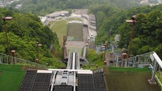 リフトで上がって上から見下ろすと足がすくみます。