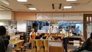 地階の安くて美味しいうどん店