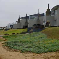 海に面した側の外観。