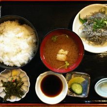 定食をいただきました