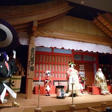 実物大の歌舞伎