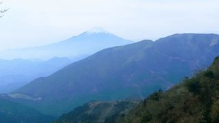 丹沢越しの富士山ヴュースポット