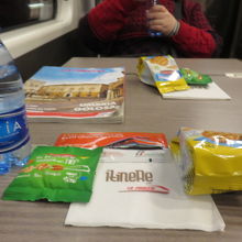 ユーロスター：サービスで配布される