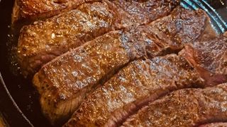 本格派ステーキを堪能