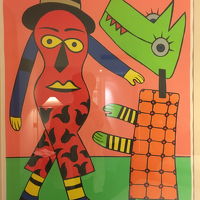 意味不明の絵がかかっていた。