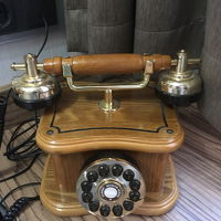 使えるかどうかわからない古い型の電話が部屋においてあった。