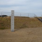 斑鳩路の三ヶ寺  三塔が一望出来る  中宮寺跡