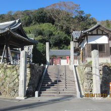 「岩屋寺」の入り口