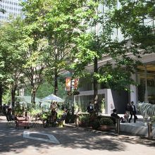 丸の内仲通りを歩くと優雅な気分