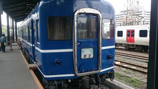 懐かしの列車に出会える