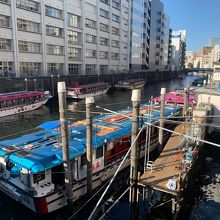 屋形船の船着場