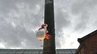 煙突にサンタさん！