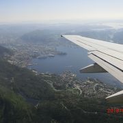 フレースランド国際空港ですがオスロ―ベルゲン―コペンハーゲンと飛びました