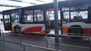 珍しい連結バス