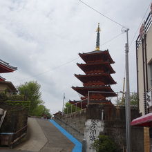飯沼観音の近く