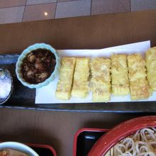 蕎麦屋の出汁巻き玉子の天ぷら　食感・味共に素晴らしい