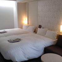 余裕の広さに余裕のツインベッド