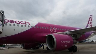 ＬＣＣのピーチが発着