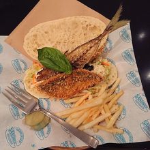 アジフライサンドイッチ