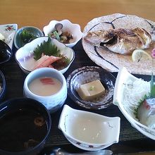 のどぐろ塩焼膳