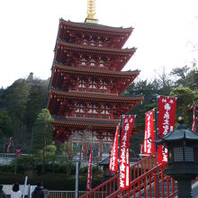 きれいな五重塔